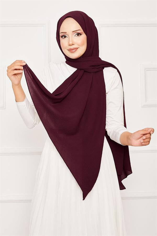 Aerobin Jazz Shawl Claret Red