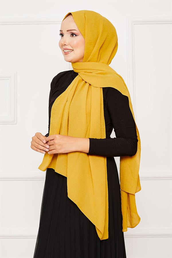 Aerobin Jazz Shawl Mustard