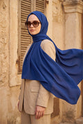 Aerobin Jazz Scarf, Petrol Blue