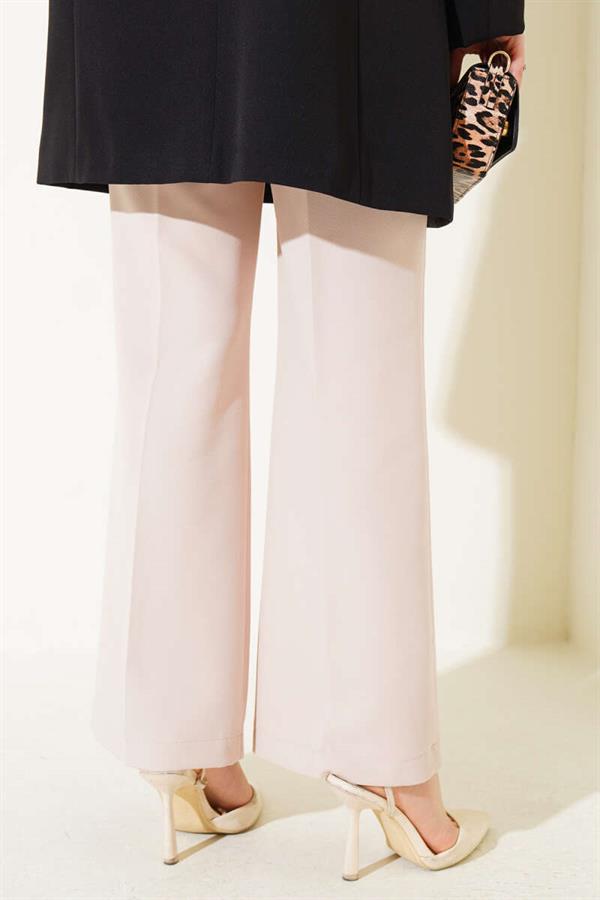 Accessorized Trousers Beige