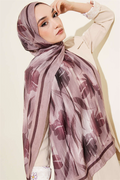 Akvarel Pattern Bamboo Scarf Shawl Sand Beige