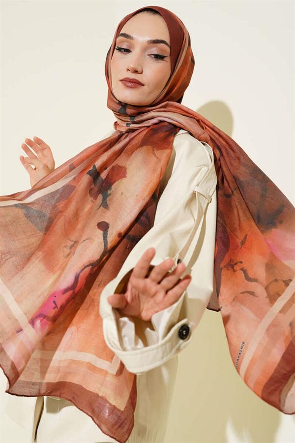 Amber Series Striped Gradient Shawl Tile