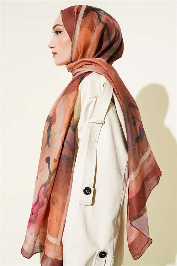 Amber Series Striped Gradient Shawl Tile