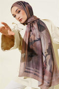 Amber Series Stripe-Shawl Latte