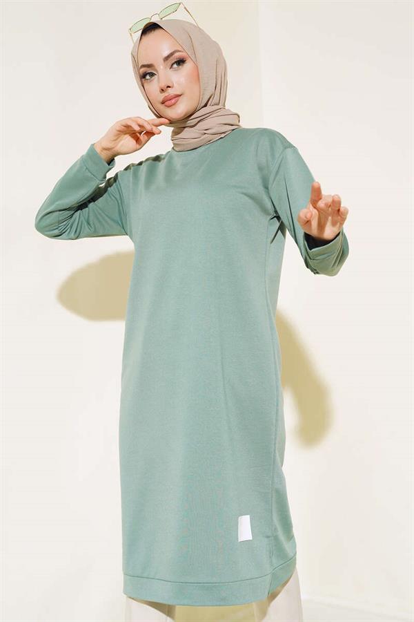 Long Tunic with Emblem Detail, Age Green