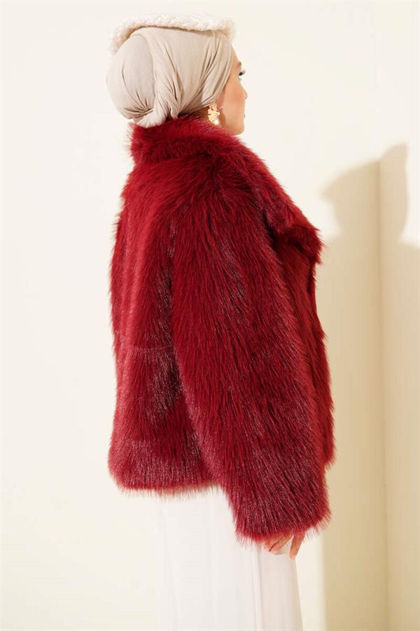 Lined Lolita Fur Burgundy