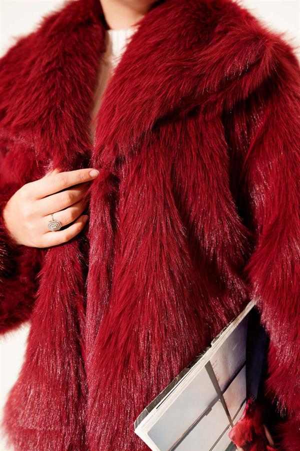 Lined Lolita Fur Burgundy