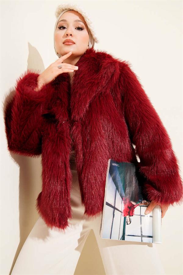 Lined Lolita Fur Burgundy