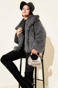 Lined Lolita Fur Smoke