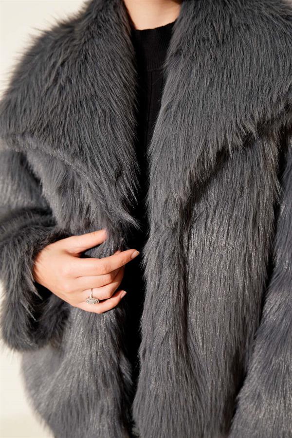 Lined Lolita Fur Smoke