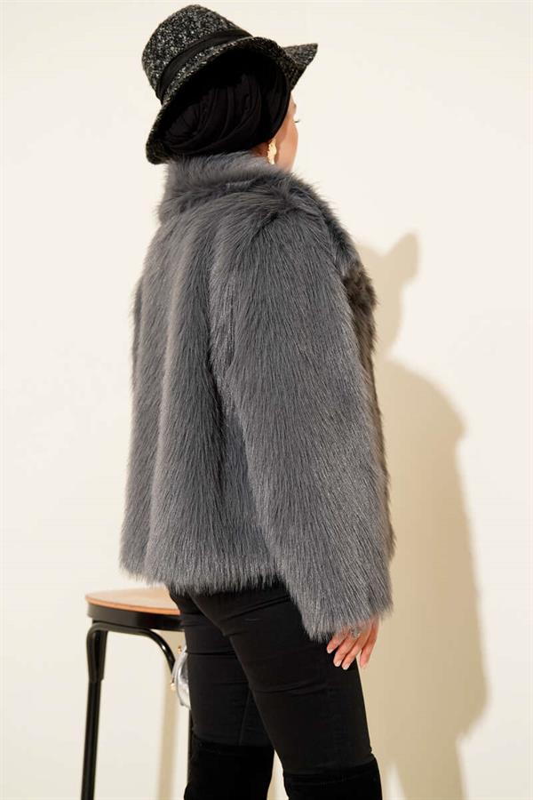 Lined Lolita Fur Smoke