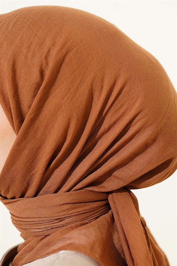 Aya Series Thin Cotton Scarf Camel