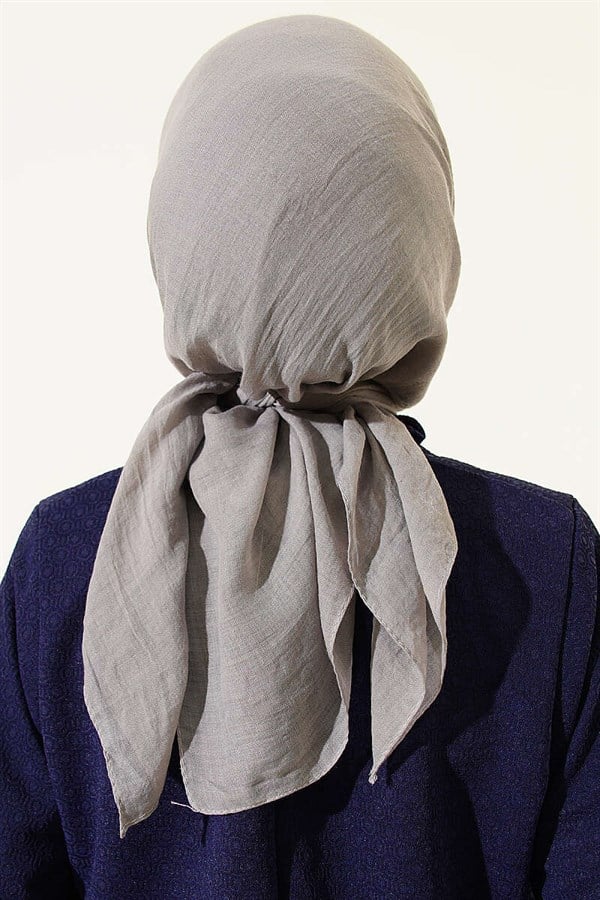 Aya Series Thin Cotton Scarf Grey