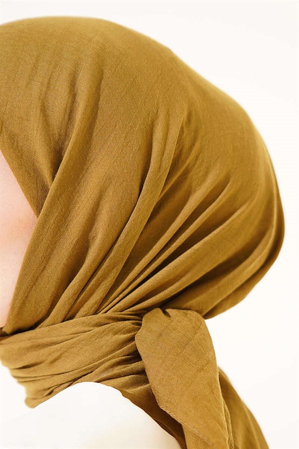 Aya Series Thin Cotton Scarf Henna Green