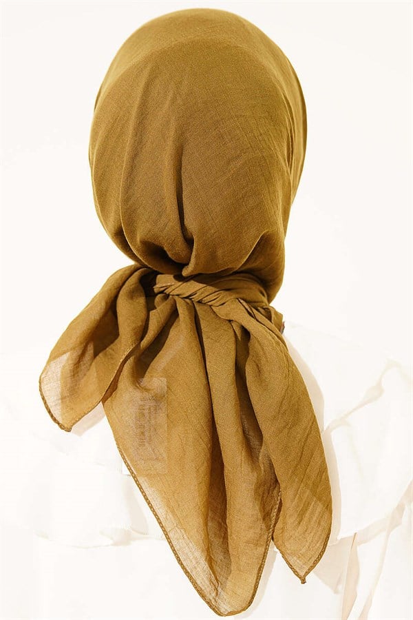 Aya Series Thin Cotton Scarf Henna Green