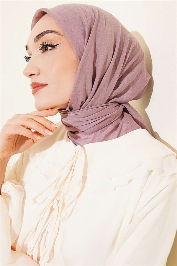 Aya Series Thin Cotton Scarf Lilac