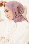 Aya Series Thin Cotton Scarf Lilac