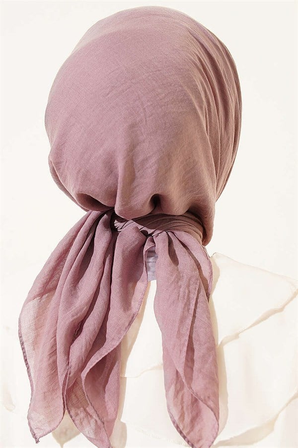 Aya Series Thin Cotton Scarf Lilac