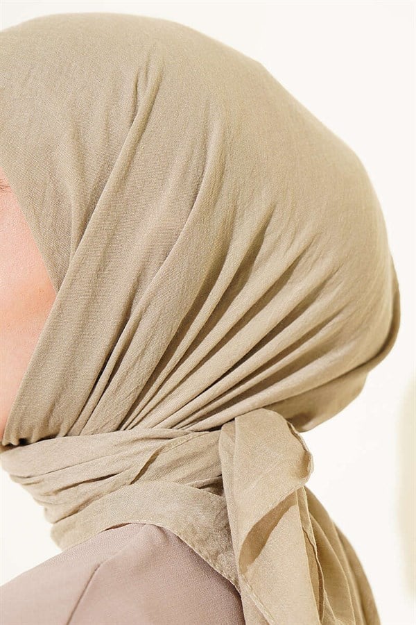 Aya Series Thin Cotton Scarf, Navy Blue