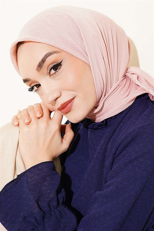 Aya Series Fine Cotton Scarf Powder Pink