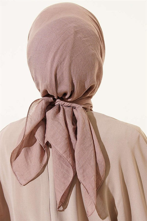Aya Series Fine Cotton Scarf Mink