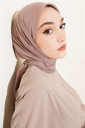 Aya Series Fine Cotton Scarf Mink