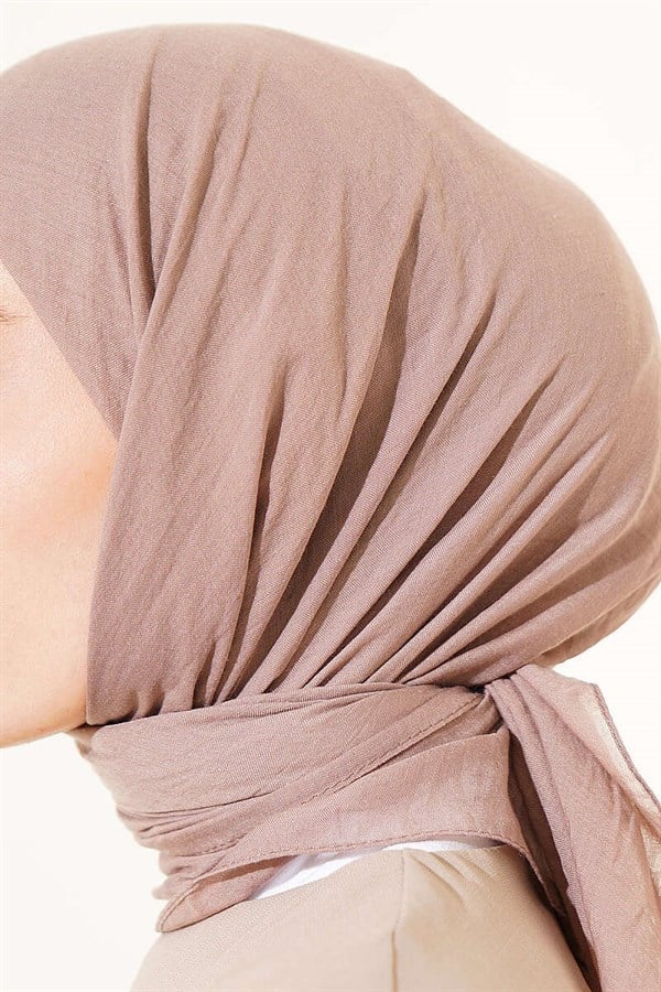 Aya Series Fine Cotton Scarf Mink