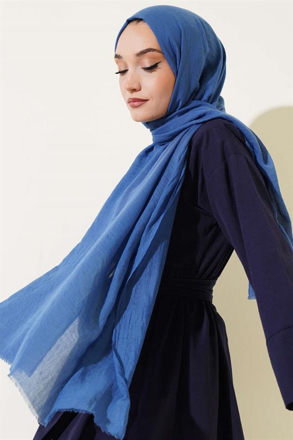 Aya Series Thin Cotton Shawl Indigo -160