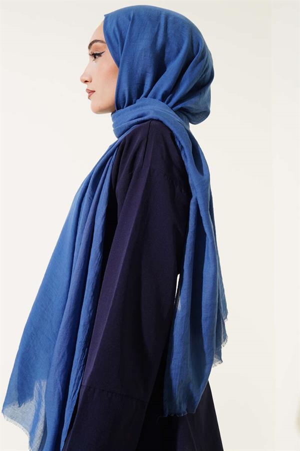 Aya Series Thin Cotton Shawl Indigo -160