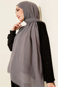 Aya Series Thin Cotton Scarf Slate Grey -97