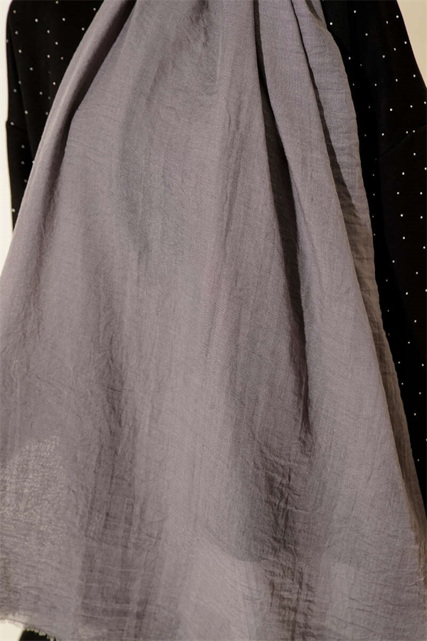 Aya Series Thin Cotton Scarf Slate Grey -97