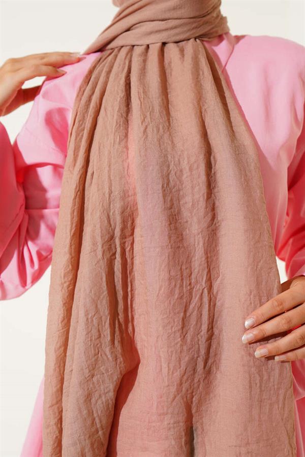 Aya Series Thin Cotton Shawl Latte -136