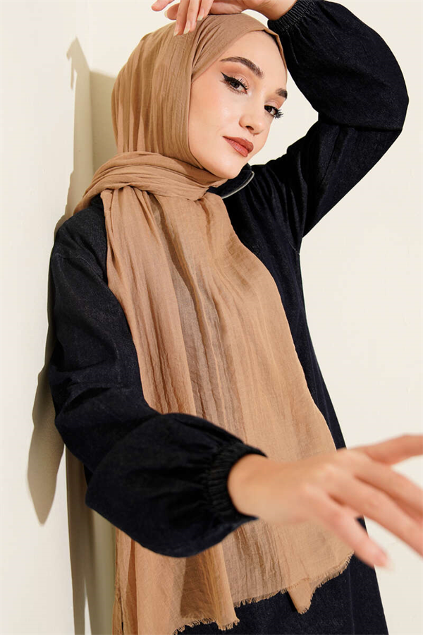 Aya Series Thin Cotton Scarf Earth -169