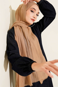 Aya Series Thin Cotton Scarf Earth -169