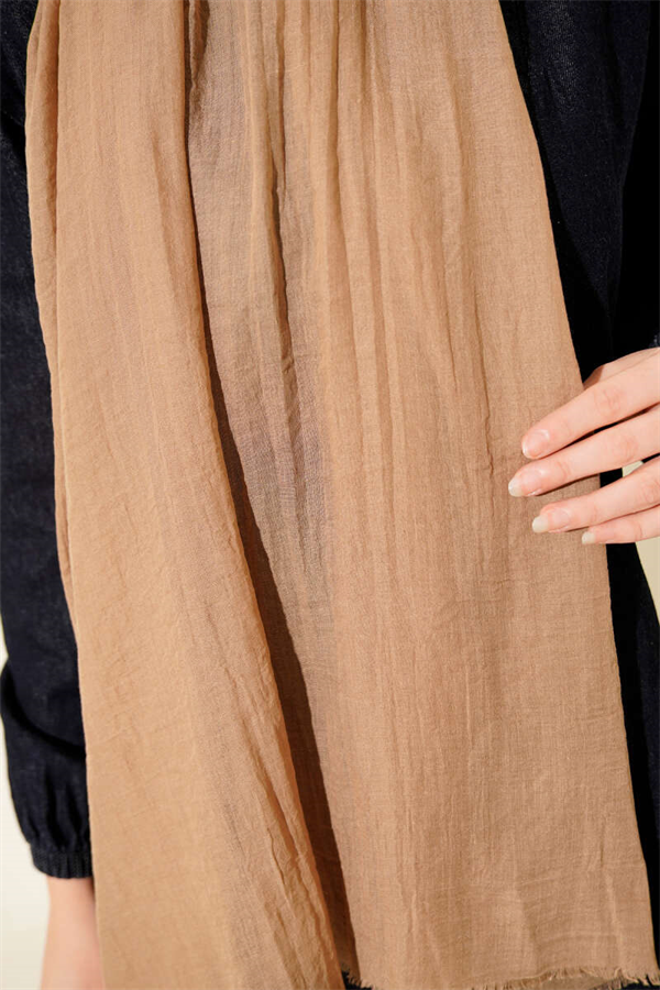 Aya Series Thin Cotton Scarf Earth -169
