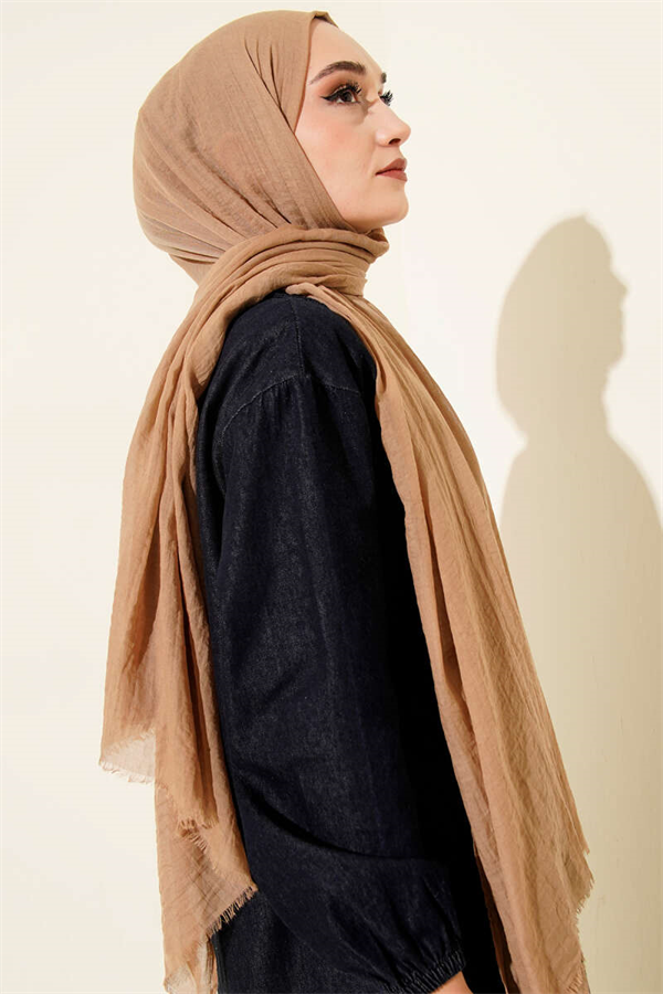 Aya Series Thin Cotton Scarf Earth -169