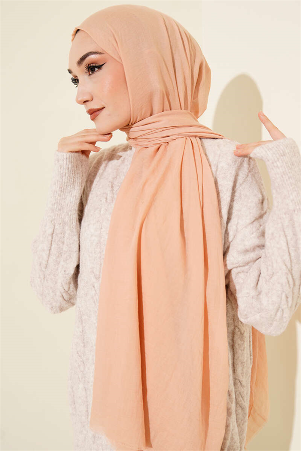 Aya Series Thin Cotton Scarf, Baby Pink