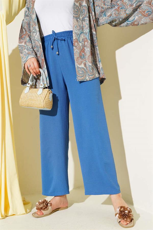 Aerobin Wide Leg Trousers Indigo
