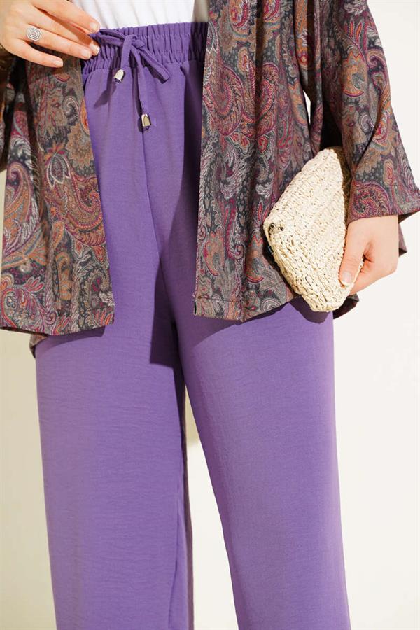 Aerobin Wide Leg Trousers Lilac