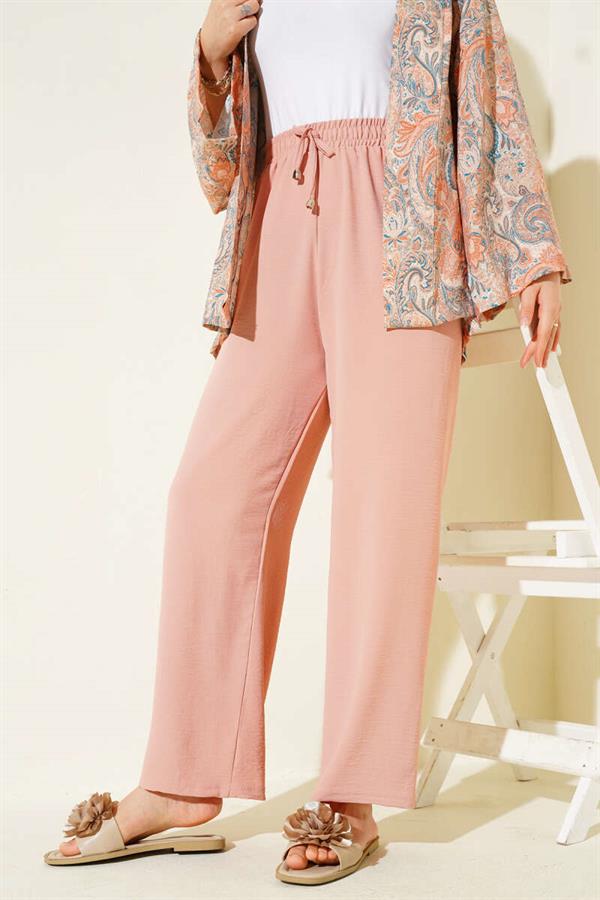 Aerobin Wide Leg Trousers Powder