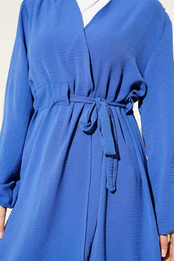 Ayrobin Indigo Cardigan with Internal Lace