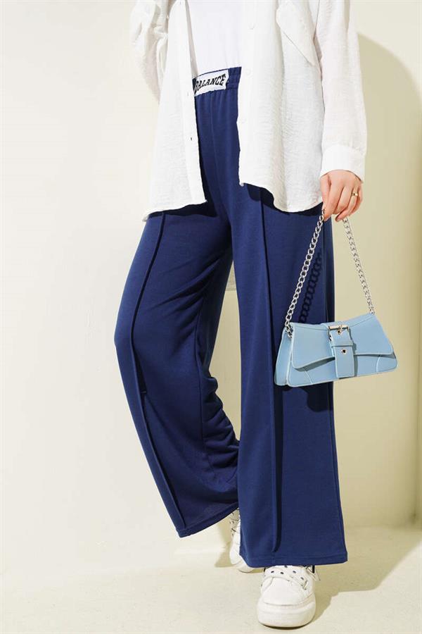 Balance Embroidered Elastic Waist Trousers Parliament
