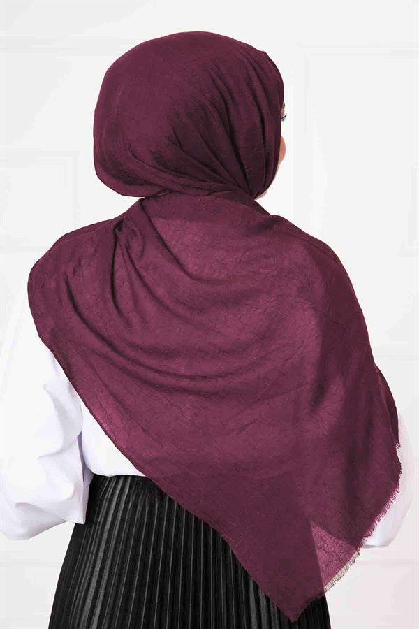 Bamboo Shawl Claret Red