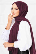 Bamboo Shawl Claret Red