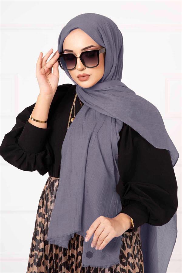 Bamboo Shawl Dark Gray