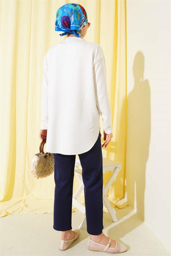 Basic Bottom Seamless Tunic White