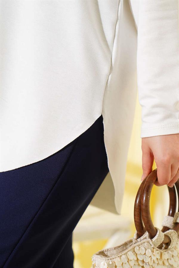Basic Bottom Seamless Tunic White