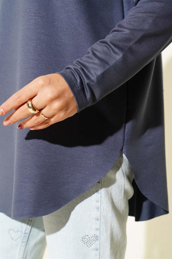 Basic Bottom Seamless Tunic Smoke
