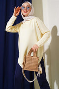 Basic Bottom Seamless Tunic Yellow
