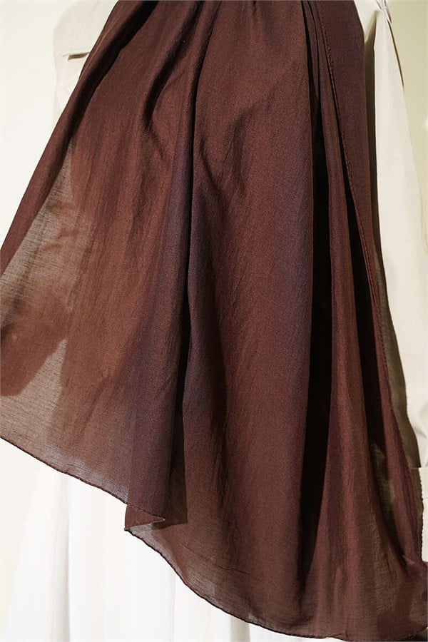 Basic Ayrobin Scarf, Dark Brown